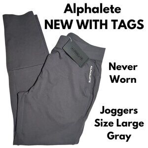 Alphalete Womens Joggers Grey Size Large NWT